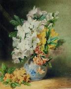 Floral, beautiful classical still life of flowers.035 unknow artist